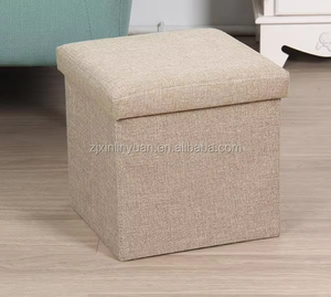 Meuble de rangement pour chambre d'enfant, <span class=keywords><strong>pouf</strong></span> <span class=keywords><strong>cube</strong></span> avec rangement - Product Image 2