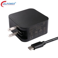 Cargador PD de 30W 5V 3A 9V 3A 12V 2A 15V 2A 20V 1.5A con enchufes de CA intercambiables (AU, EU, UK, US) Certificación RoHS Nivel VI