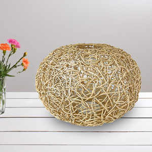 Lampe suspendue en rotin naturel tressé, abat-jour en rotin, best-seller - Product Image 2