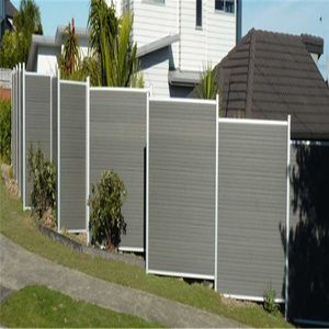 Clôture Wpc carrée, à prix incroyable, pour les <span class=keywords><strong>jardins</strong></span> et les parcs de parcs en extérieur, clôture Wpc - Product Image 5