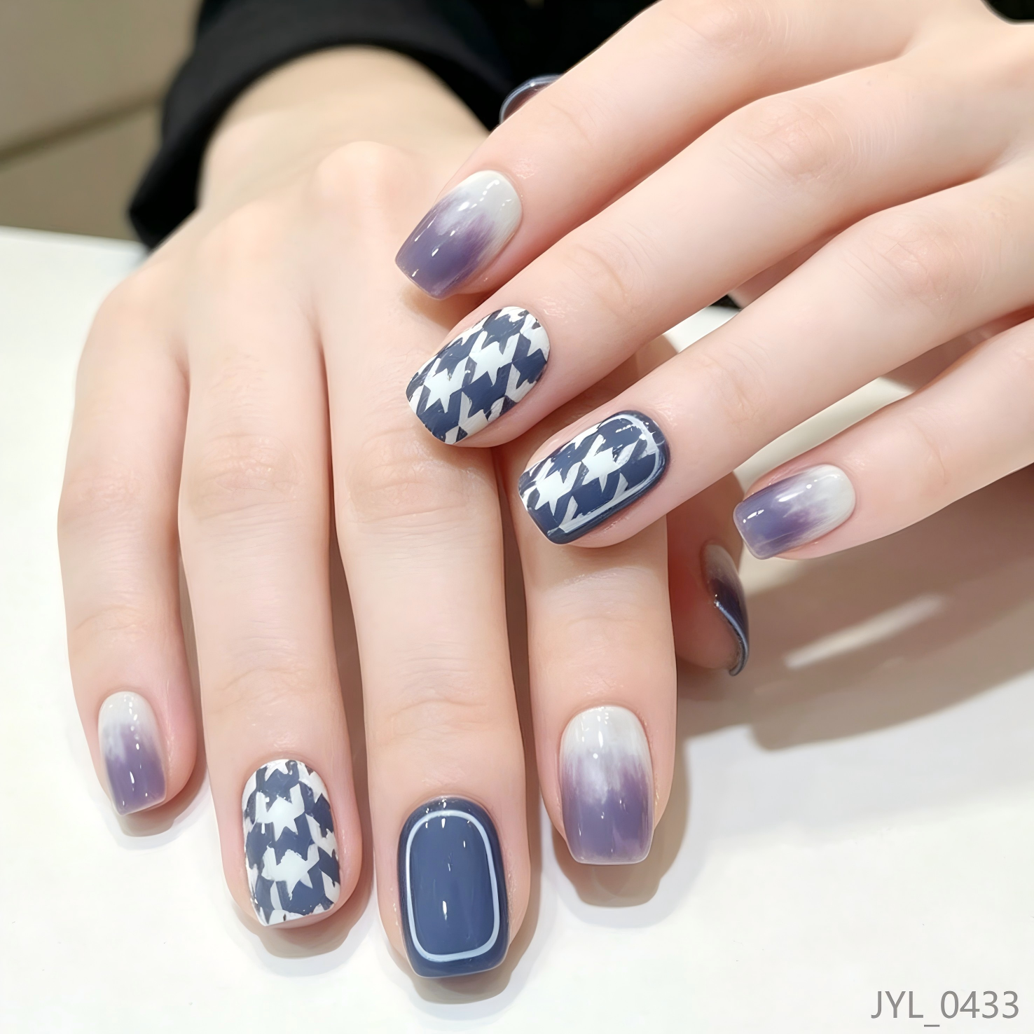 Dégradé bleu blanc