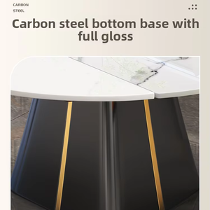 Hight chất lượng Hiện Đại Đồ nội thất nhà Vòng gấp đá bàn ăn - Product Image 5