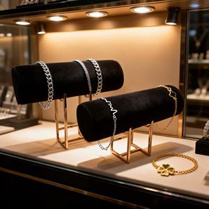 Exhibidor de Joyería AURORA, Soporte para Pulseras y Relojes, Exhibidor para Tienda de Joyería, Personalizado, Ligero y Moderno - Product Image 1