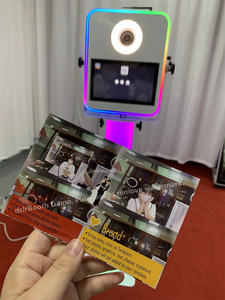 Caja de fotos <span class=keywords><strong>para</strong></span> selfis pequeña, con diseño compacto de <span class=keywords><strong>fotomaton</strong></span> de impresión, a la venta - Product Image 2