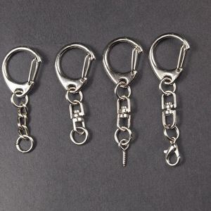 Hot bán tại chỗ 23mm Kẽm hợp kim tôm hùm móc cài với chuỗi C khóa Snap móc khóa xoay móc khóa kim loại móc chìa khóa phụ kiện - Product Image 3