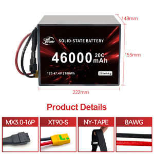 Batería de Estado Sólido de Alto Rendimiento 46 47Ah para Drones, Alta Densidad de Energía, Recargable, Suministro de Fábrica Personalizado - Product Image 3