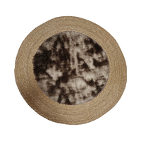Handgemachter Boho Round Rope Rug Plüsch teppich mit Muster für Home Decor Teppich