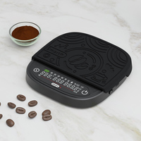 Balance à café pour barista à domicile rechargeable avec minuterie intégrée, en alliage d'aluminium et tapis en silicone, 3 kg/0,1 g, OEM/ODM