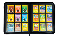 Maßgefertigter PU-Leder-Einband mit Reißverschluss, 1024 TCG 4 9 12 16 Taschen Top Loader Sammelkarten-Ordner für Kpop