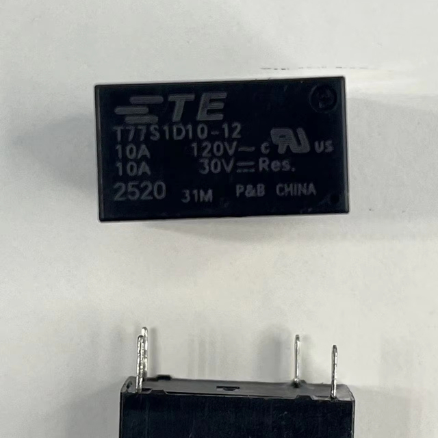 TE Connectivity T77S1D10-12 12VDC Coil 10A SPST-NO PCB Mount Power Relay