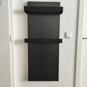 Scaldasalviette Infrarossi Nero Opaco 400/800 Watt - Product Image 1