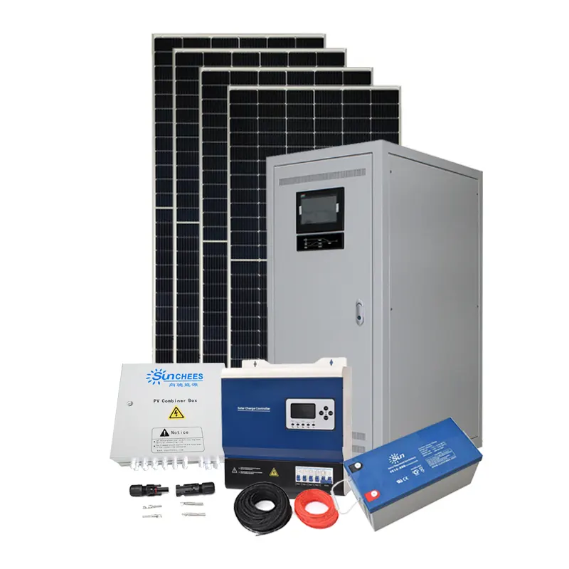 50kw Hybrid Solar Energy Panel System 3 phase 20kw 50kw Off Grid Solar Power System Complete Kits Price 30kw 40kw 50kw
