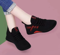 Chaussures de course pour femmes Feiwei Printemps-Automne style Old Beijing, à lacets, tendance, semelle intermédiaire en PVC, faciles à assortir, semelle souple