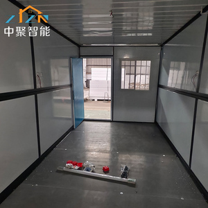 Maison pliable 20 pieds abordable de fabrication chinoise, installation facile, faible coût de transport maritime pour bureau commercial temporaire - Product Image 3
