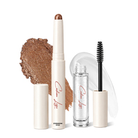 Maquillage pour les yeux Glanz, gel à sourcils imperméable, végan, boîte cadeau de luxe personnalisable, fard à paupières