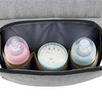 Sac à couches imperméable et personnalisé pour bébé, fourre-tout de luxe pliable et humide, sac de grande capacité pour maman, sac à dos pour allaitement