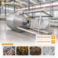 Réacteur en acier inoxydable 1000L, cuve de dispersion automatique haute vitesse pour la chélation d'engrais liquides