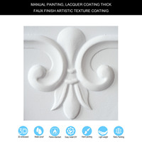 Azulejos de techo de PVC estilo pueblo 2 'X2' paneles de pared de techo Interior para entrada de tienda hoteles y centros comerciales PL63 blanco mate