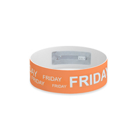 Bracelet RFID en papier Dupont 25 mm, étanche, à usage unique, puce NFC/RFID 1K, 13,56 MHz, mini-étiquette jetable pour contrôle d'accès - Vente en gros