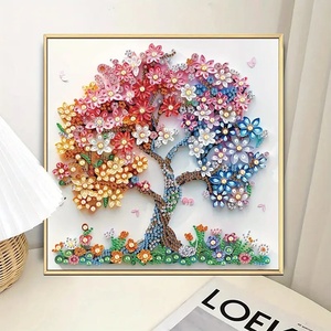 Commercio all'ingrosso albero di carta da disegno diamante 5d mosaico di diamanti fai da te - Product Image 1