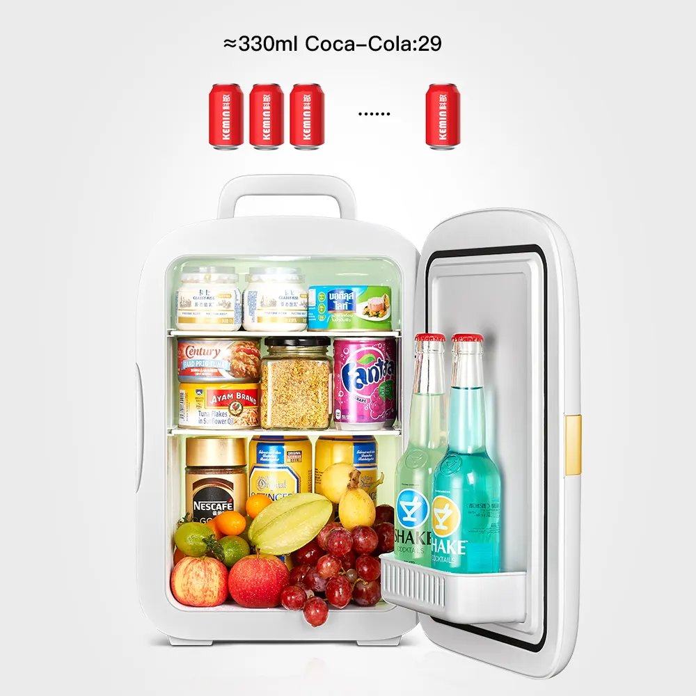22 litri 12V/220 hotel cosmetici mini frigorifero, cura della pelle mini frigo
