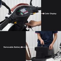 Scooter électrique EEC, vélo électrique pour adultes, fournisseur populaire, autonomie de 60 km, vélo électrique OEM avec écran numérique intelligent