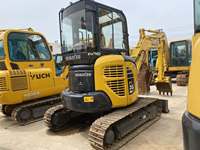 Mini-excavatrice sur chenilles Komatsu PC30MR d'occasion, modèle 2012, 2 tonnes, moteur, pompe et roulement 100% d'origine japonaise, pour inspection vidéo et rapport.