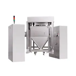 Customized HZ Type Automatic Lifting Hopper Mixer IBC Bin Blender System Powder Granule Mixing Machine