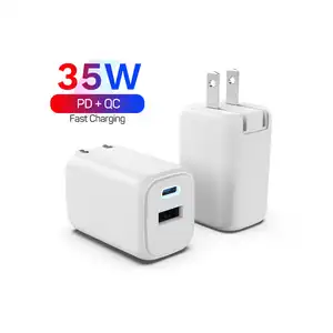 35w充电器1A1C双端口电源适配器壁式充电器，适用于苹果手表