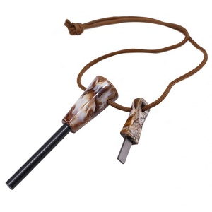 Kit de Supervivencia para Encender Fuego de Bolsillo, Cuerda de Magnesio, Soplador de Fuego Plegable, Barra de Magnesio con Punta de Acero HSS - Product Image 4