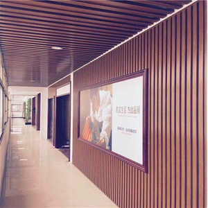 Profils en <span class=keywords><strong>aluminium</strong></span> aspect bois, lambris décoratifs pour revêtement mural intérieur, pour mur-rideau - Product Image 6