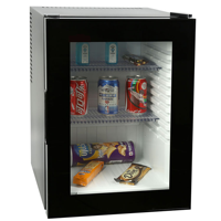 Prix de gros Mini bar commercial Porte en verre Refroidisseur d'eau potable Affichage personnalisé Mini réfrigérateur pour hôtel