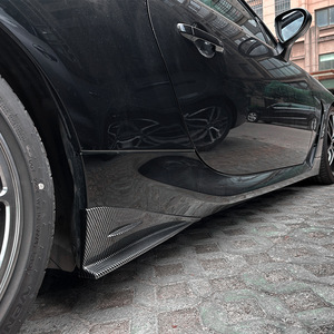 Subaru Side Skirts Rear Bumper Carbon Fiber Texture ABS Adhesive Fit For BRZ Toyota GR86 2022 Models - Product Image 3