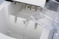 Machine à glaçons de table en acier inoxydable en forme de balle, capacité 12 kg/24h, pour usage domestique et hôtelier, ABS de qualité alimentaire, glace instantanée