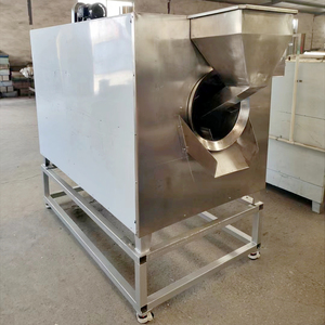 <strong>Drum</strong> Type Gas Electric SoyaBean Chickpea Ground Nut Cacao Cocoa Bean Drying <strong>Roaster</strong> Roasting Machine - Product Image 5