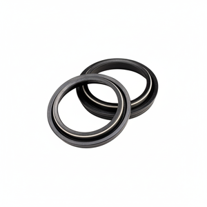 Par de cubiertas antipolvo de horquilla de plástico K-tech para motocicletas Gas 250 21-24 NOK empaquetadas en bolsa - Product Image 1