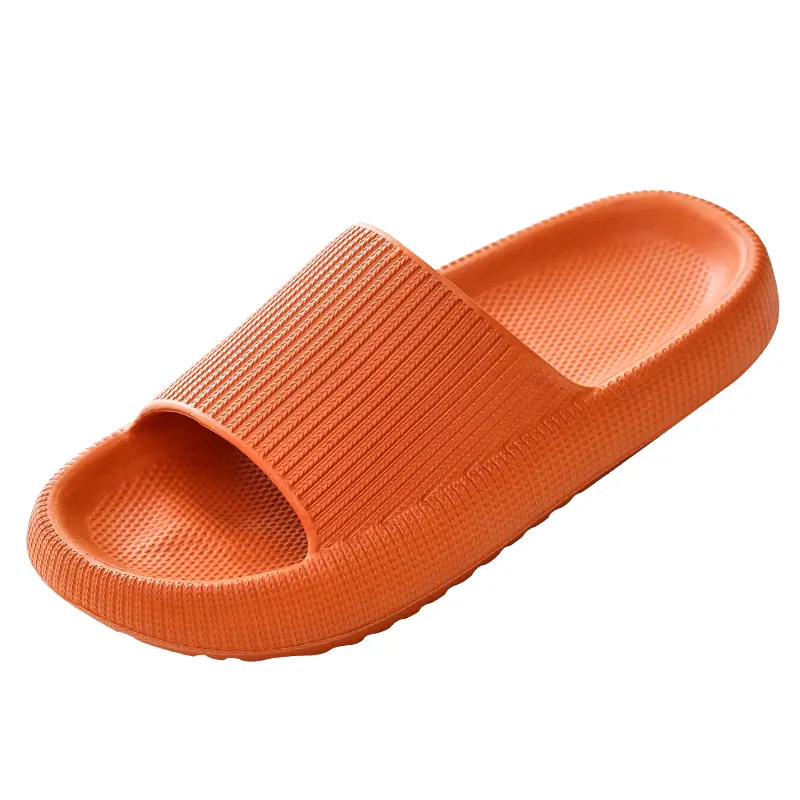 Hot Sale Slide Slippers Anti Slip Quick Drying Shower Slippers Open Toe Super Soft Thick Soled Sandals Unisex Home EVA Slippers