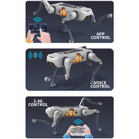 AiJH KI RC Roboterhund - Lernspielzeug für Kinder APP Fernbedienung Roboter Sprachsteuerung Singend Tanzend Intelligentes RC Hundespielzeug