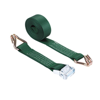 Ensemble de sangles d'arrimage à boucle de verrouillage 35mm Sangle à cliquet rétractable avec boucle de serrage pour une fixation sûre