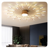 Lustre moderne pour la maison, chambre à coucher, salon, éclairage intérieur, acrylique, feu d'artifice, LED, plafonnier