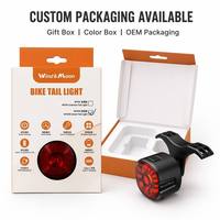 Lampe de poche LED rechargeable OEM personnalisée, portable, 19g, ABS PC, légère, haute luminosité, 100H, feu arrière pour vélo de route et VTT