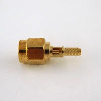 Connecteur coaxial RF à sertir mâle SMA 50 ohms pour câble RG316