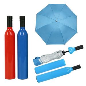 Parapluie léger promotionnel de haute qualité en gros à prix abordable avec logo personnalisé et porte-bouteille - Product Image 2