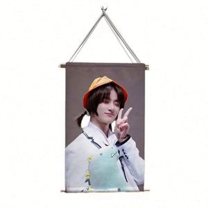 Great Product Fabric Kpop Idol /anime Characters Flex <b>Poster</b> Hanging Banner Wall for Home Scroll <b>Poster</b> - Product Image 3