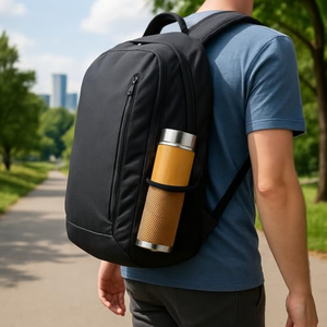 Thermos en bambou écologique de haute qualité, bouteille à thé en acier inoxydable avec infuseur, tasse durable - Product Image 6
