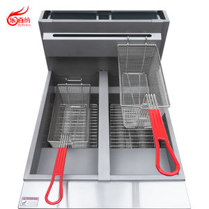 <span class=keywords><strong>Friteuse</strong></span> à gaz Split Tank Commercial Fast Food Restaurant Chips de pommes de terre Poisson Poulet - Product Image 6