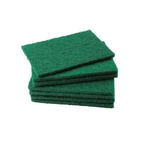 Estropajo de hipopótamo 15x10x0.9cm verde oscuro para limpieza de ollas y sartenes - Product Image 1