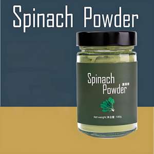 Grosir bubuk bayam sehat kualitas makanan bubuk hijau kering alami dengan bahan aktif klorofil dikemas dalam Drum - Product Image 6