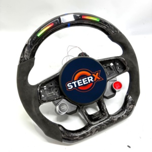 Volante de Repuesto Directo para <span class=keywords><strong>VW</strong></span> GTI, Compatible con Golf MK7, Sagitar, Sportsvan, Teramont, Scirocco B8, en Fibra de Carbono Forjada - Product Image 3