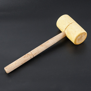 Jin Chengtai Wooden Mallet Round Head Solid Wood <b>Hammer</b> Handmade For Diy Use - Product Image 1